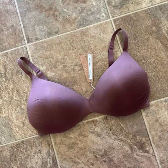 Skims Wireless Form Push-up Bra Garnet Size 38DD - Picture 4 of 10